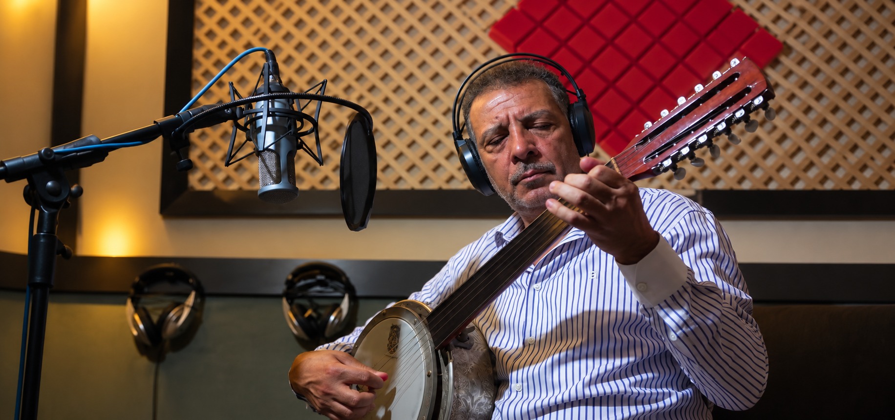 Abdullah Aslan stüdyo anları
